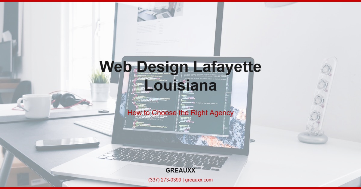web design agency lafayette la - best web design by Greauxx