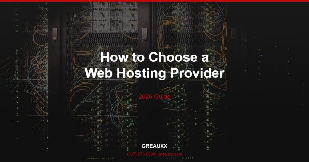 web hosting guide 2026 - speed and security by Greauxx