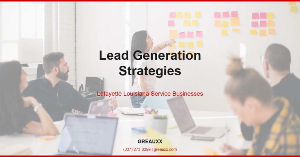 lead generation lafayette la - fill your pipeline with Greauxx