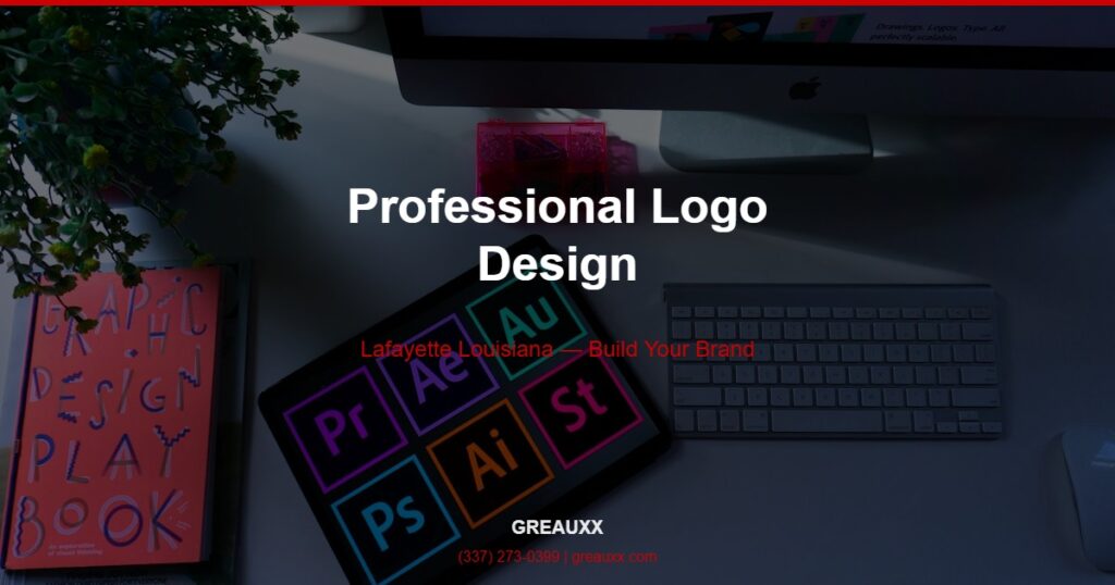 logo design lafayette la - custom branding by Greauxx