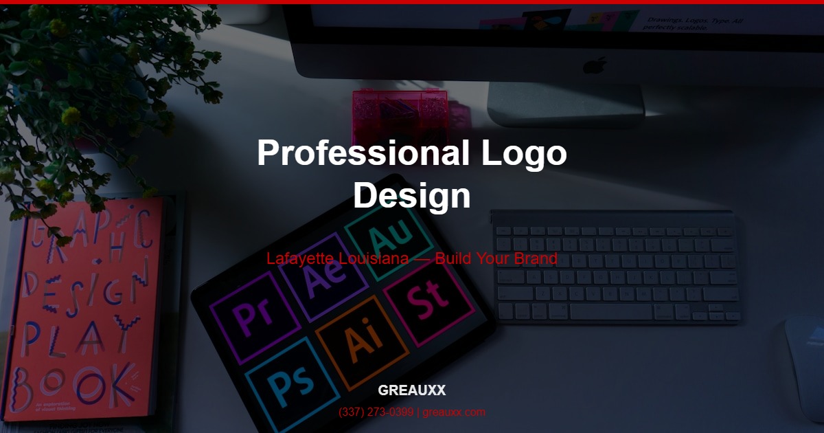 logo design lafayette la - custom branding by Greauxx